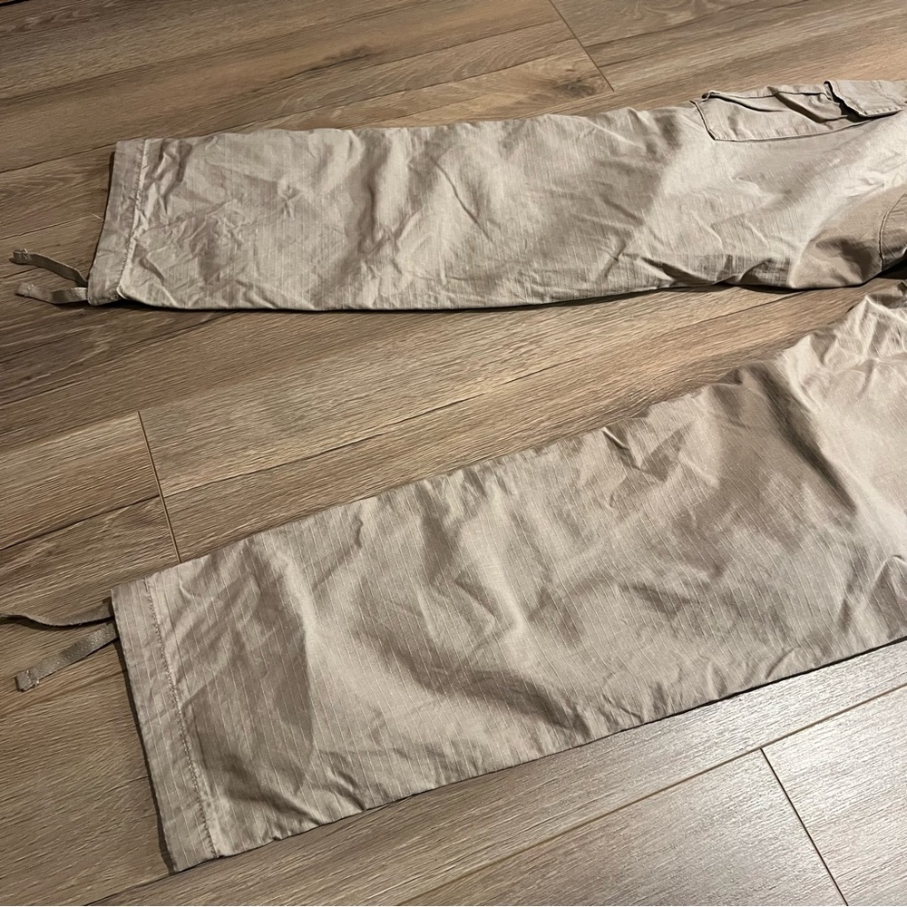 Carhartt WIP Work in Progress Beige Cargo Pants Men’s Aviation Pant Straight Leg - Picture 5 of 9